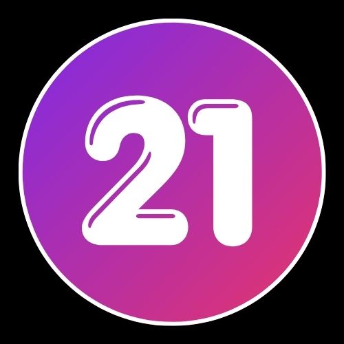 21st Birthday Icon